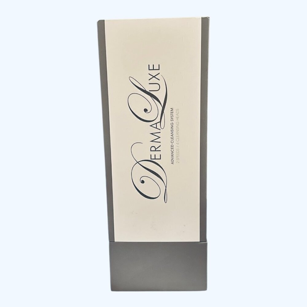 DermaLuxe Advanced Cleansing System – 4 Brush Heads–Face & Body Exfoliating Tool